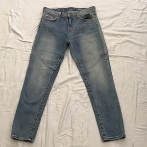 Light wash jeans